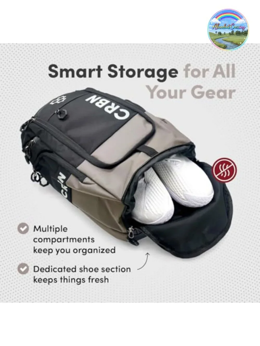 Pickleball Backpack with Thermal Paddle Compartment, Shoe & Laptop Sleeves